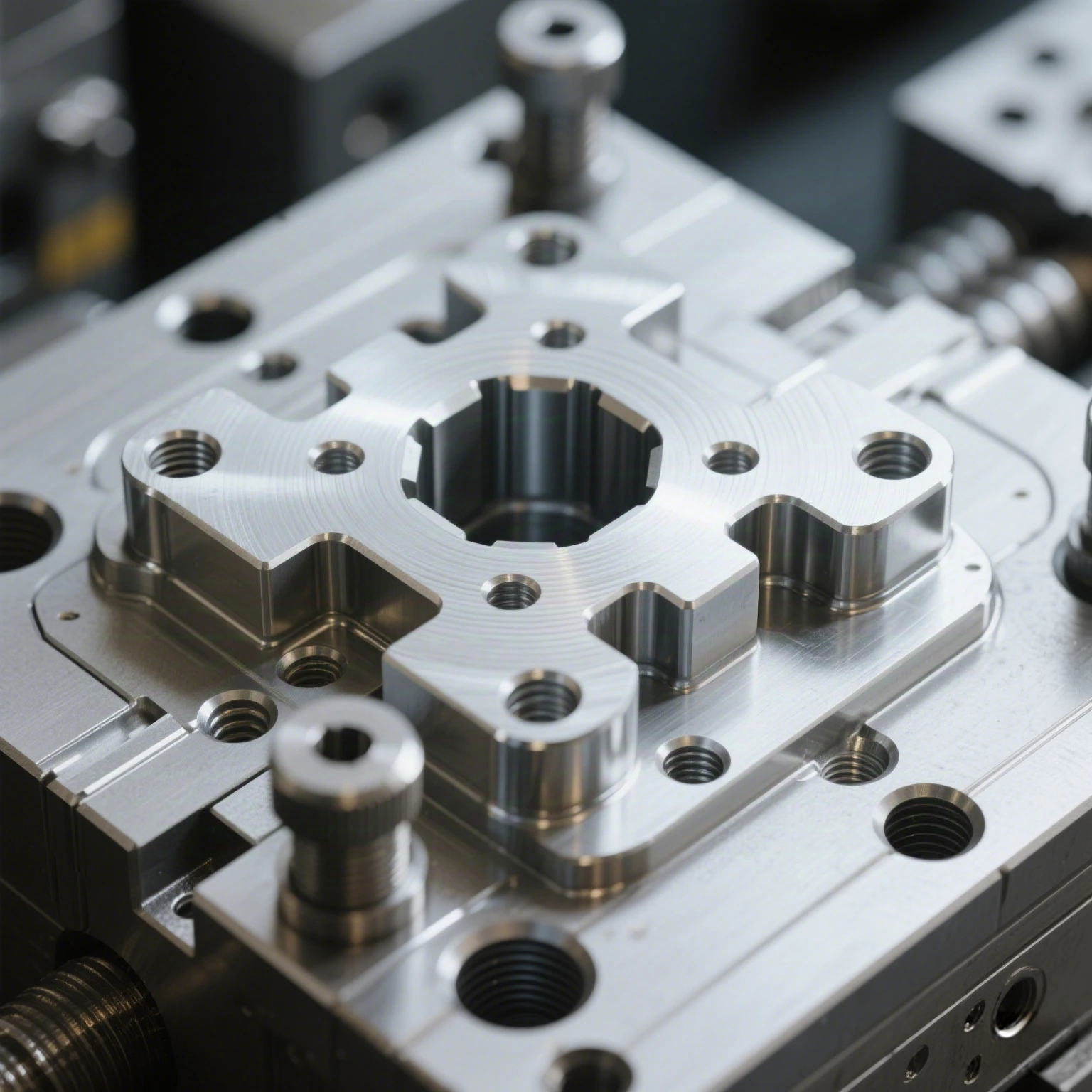 Molde de injeção de peças automotivas